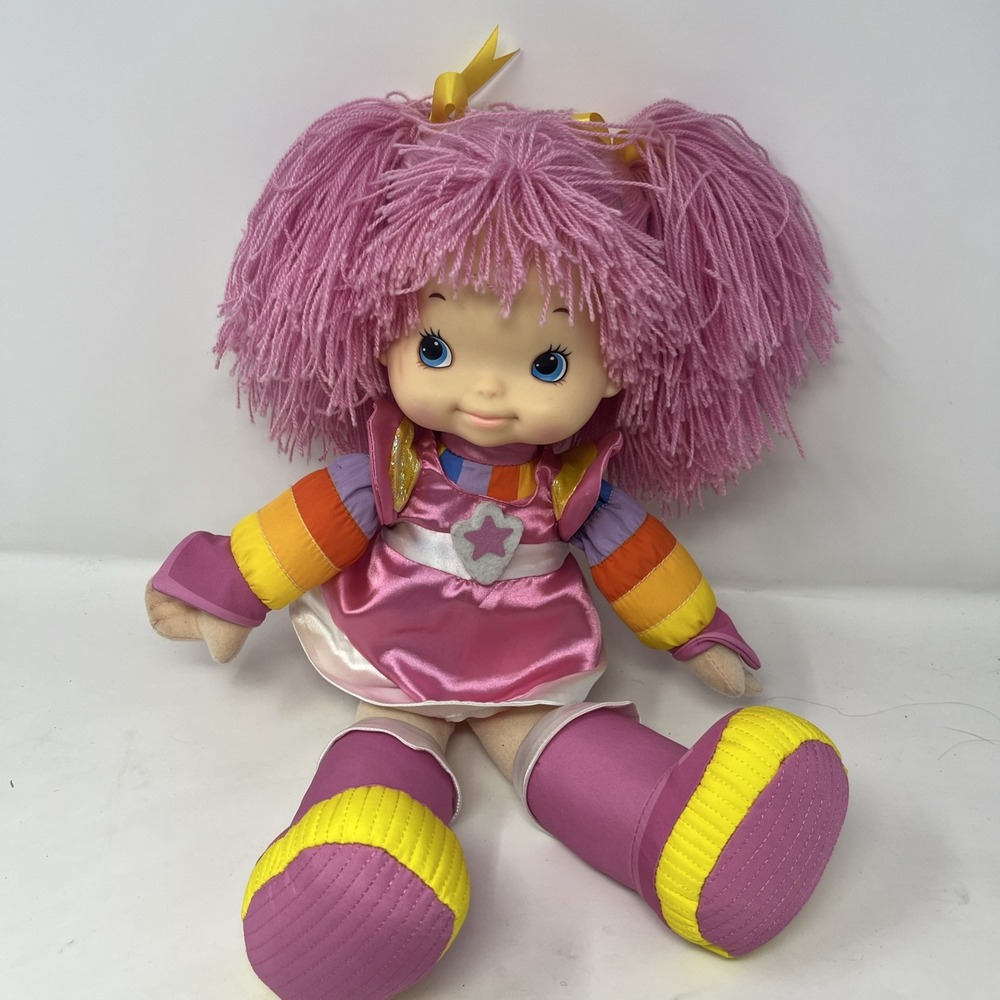 Rainbow Brite Doll Tickled Pink Hallmark Plush 18" 2017
